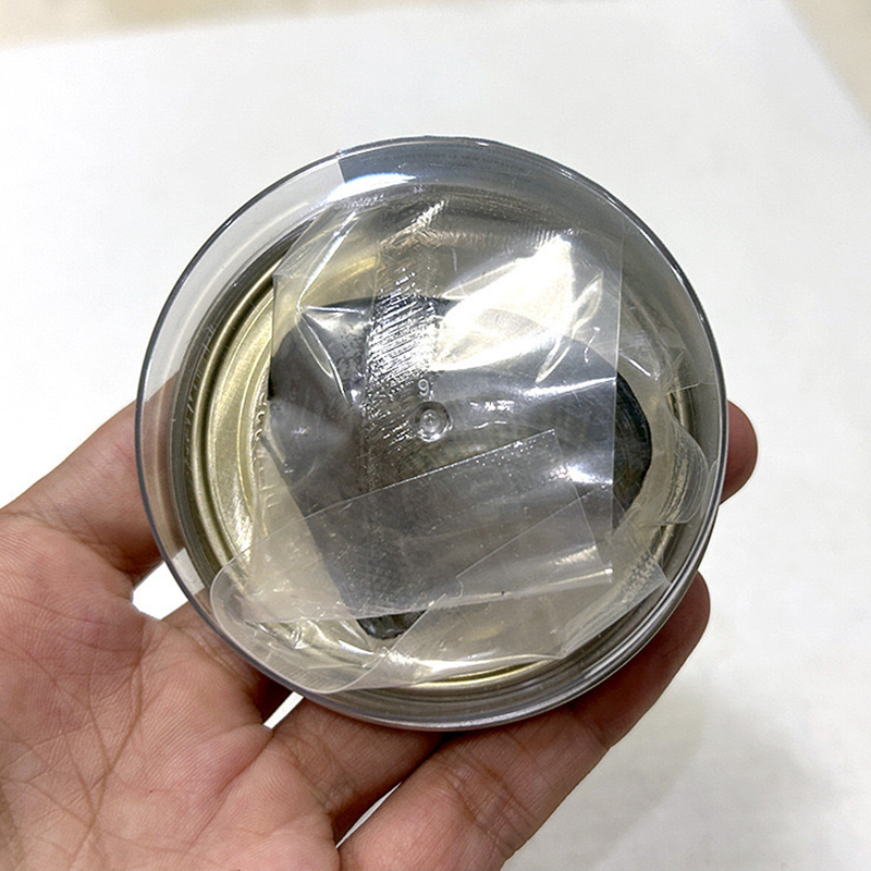 Alternative view of Lucky Freshwater Oyster with Pearl in a Can