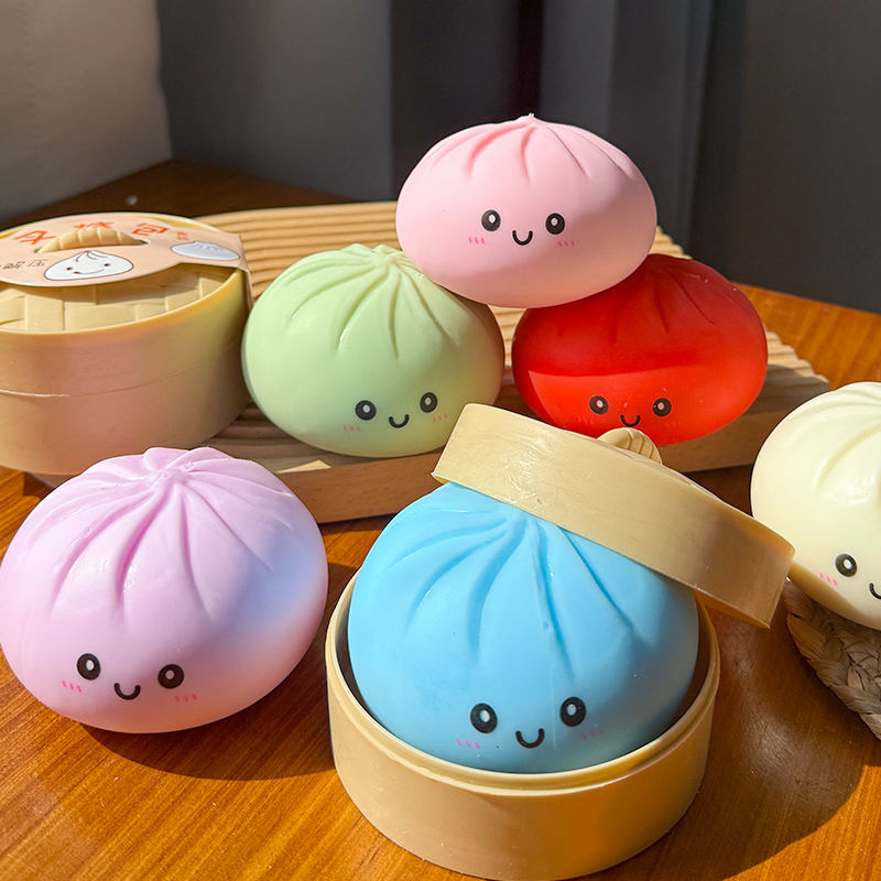 1 Regular Squishy Dumpling Toy 8.5*8.5cm Squishy DIY for Kids