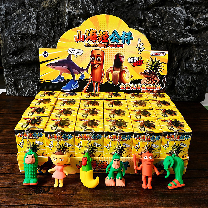 Italian Brainrot Ai Animals 3D Doll New Tung Tung Tung Sahur Figure Tralalelo Tralala Keychain Mystery Boxes Collectors